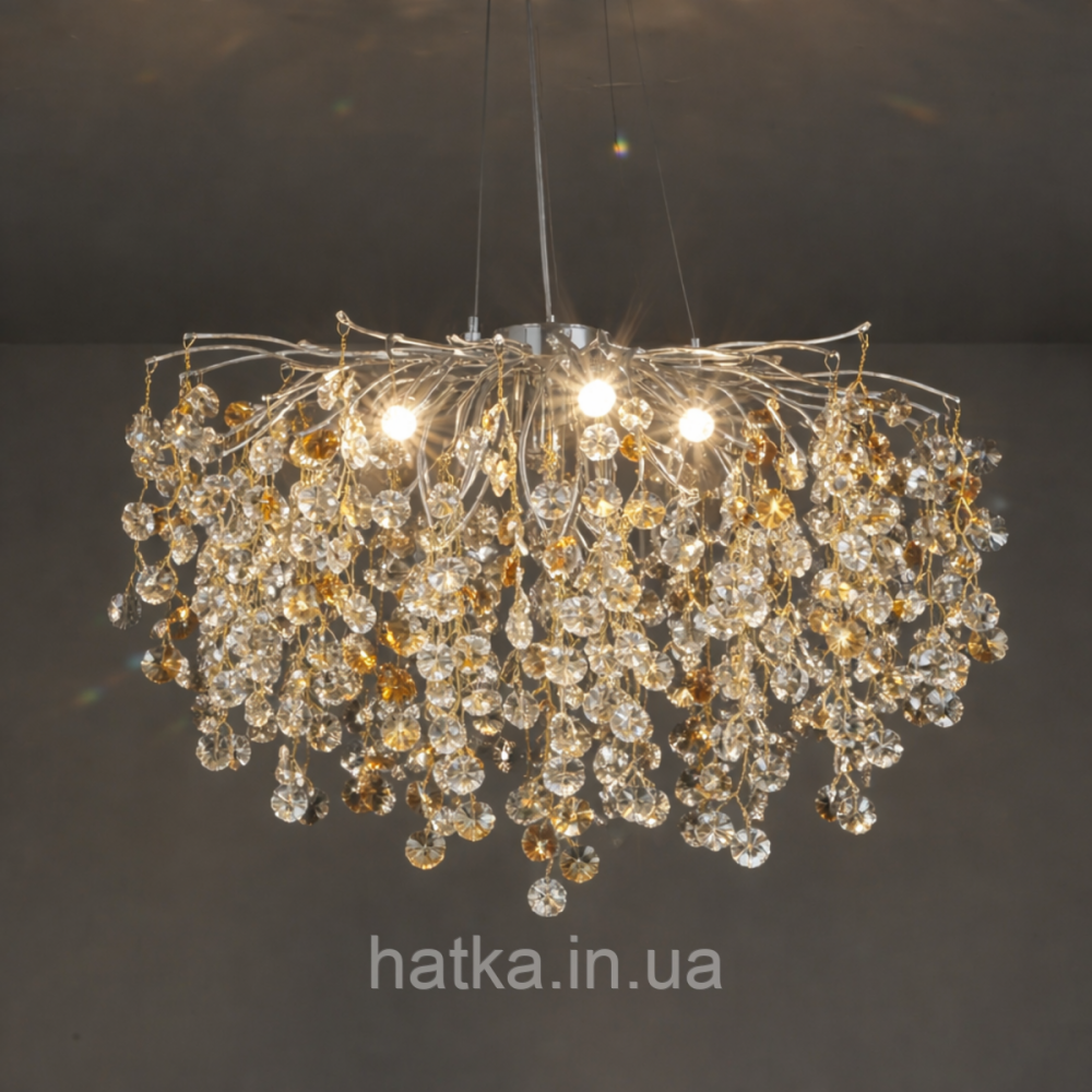 Люстра хрустальная подвесная Sirius WM-7015/800 хром Киев - изображение 3