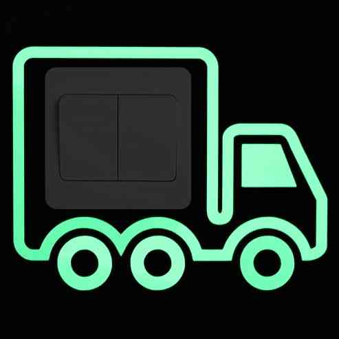 Люминесцентная наклейка 