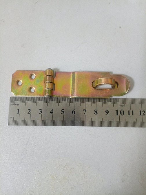 Скоба-завіса колодки  25х110мм, оцинк жовтий "P-o" Київ - фото 1