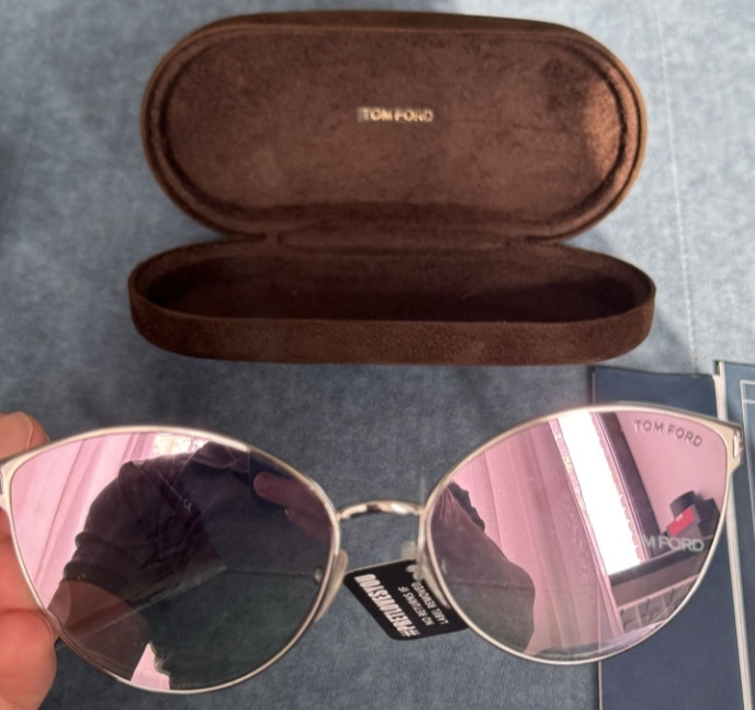 Окуляри жіночі TOM FORD ZELIA TF654 16Z SILVER Київ - фото 3