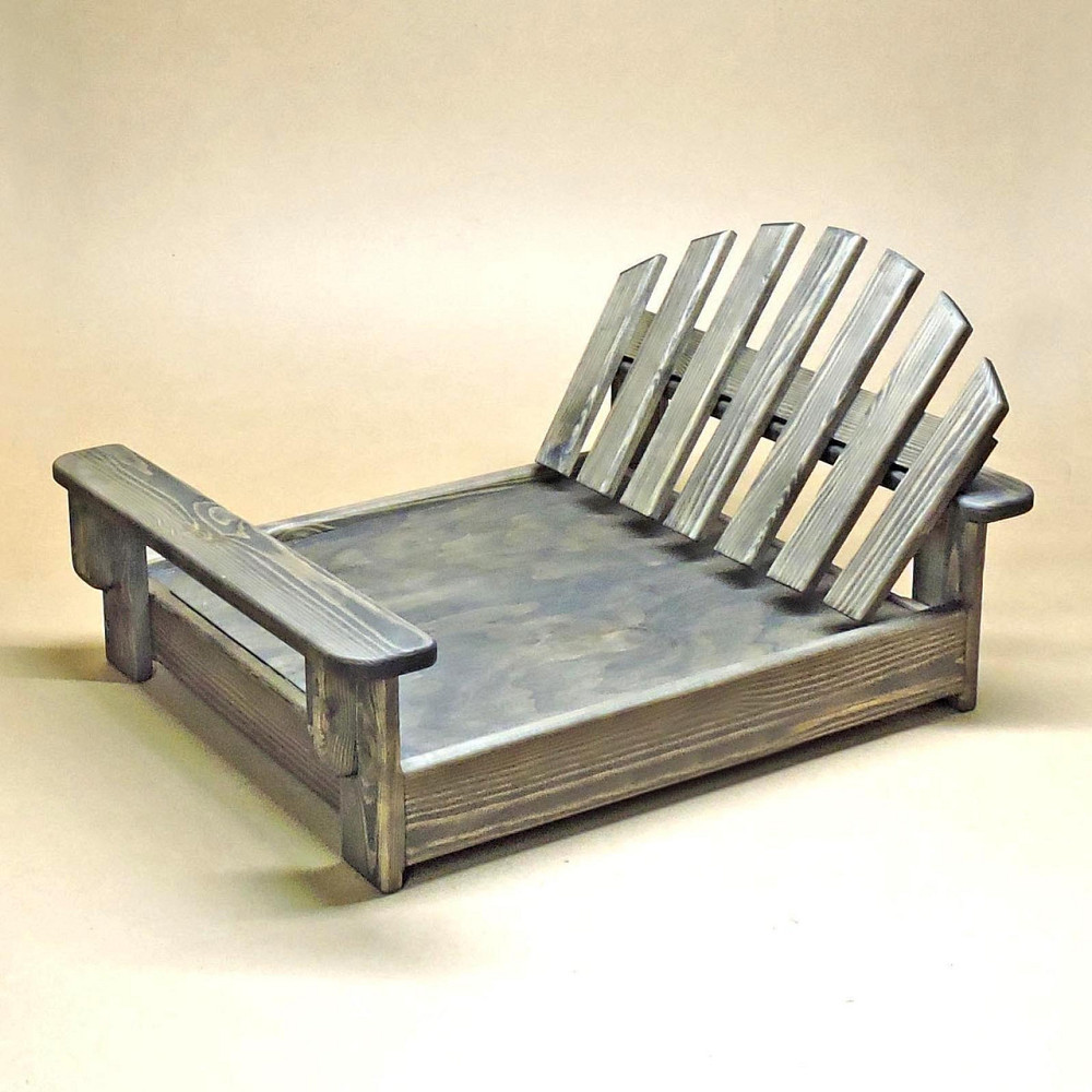 Лежак деревянный для собаки 