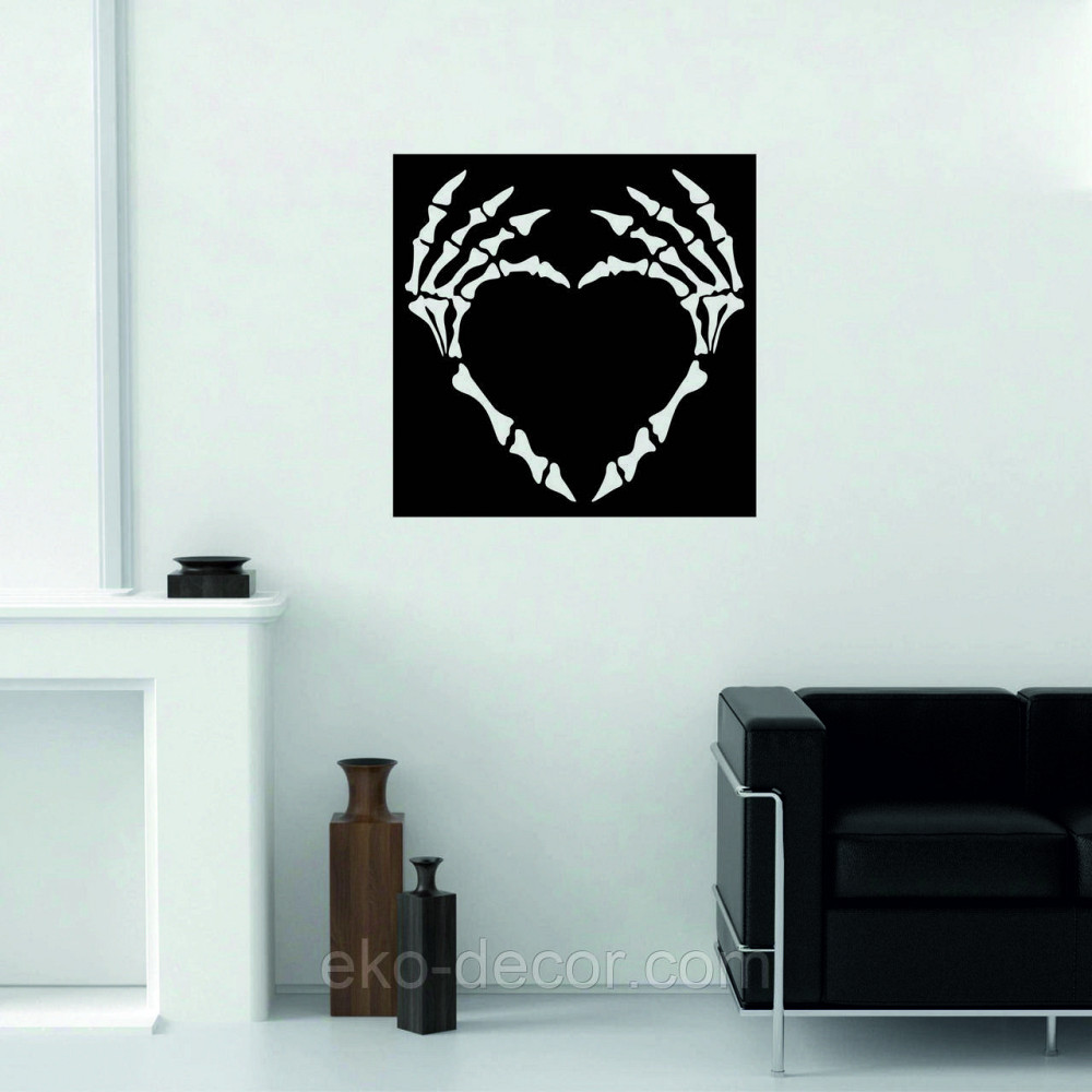 Декоративное настенное 3D Панно «Скелет», Декор на стену с объемом Киев - изображение 4