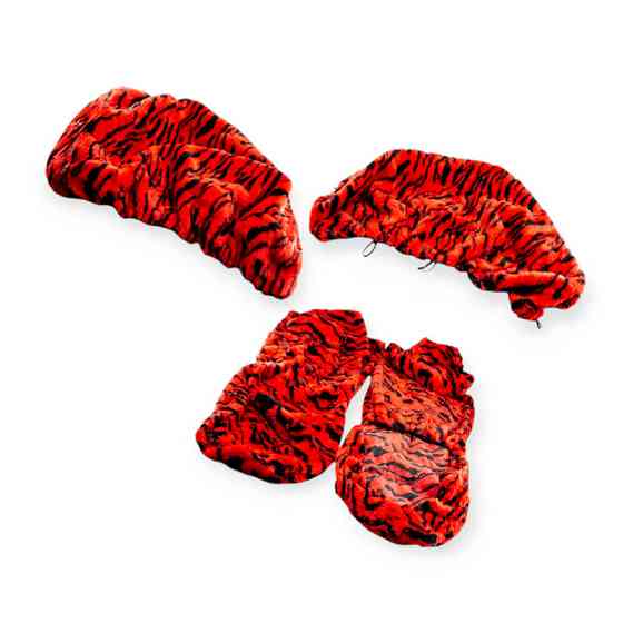 Чохли універс. "хутряні" червоний тигр №17 салону Мукачево