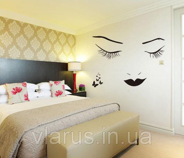 Інтер'єрна наклейка на стіні дівчина Київ - фото 3