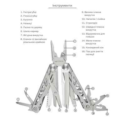 Мультитул Active Launch 2 (GHK6) Вінниця