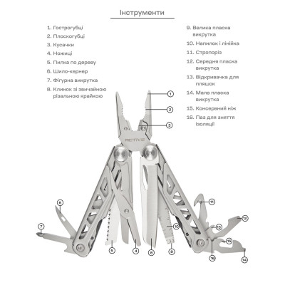 Мультитул Active Launch 2 (GHK6) Вінниця - фото 2