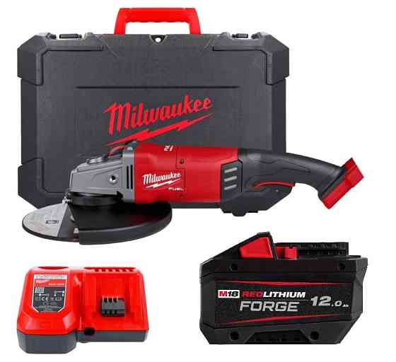 Шліфмашина кутова - болгарка акумуляторна безщіткова MILWAUKEE O230мм M18 FLAG230XPDB-121C FORGE (+ Одеса