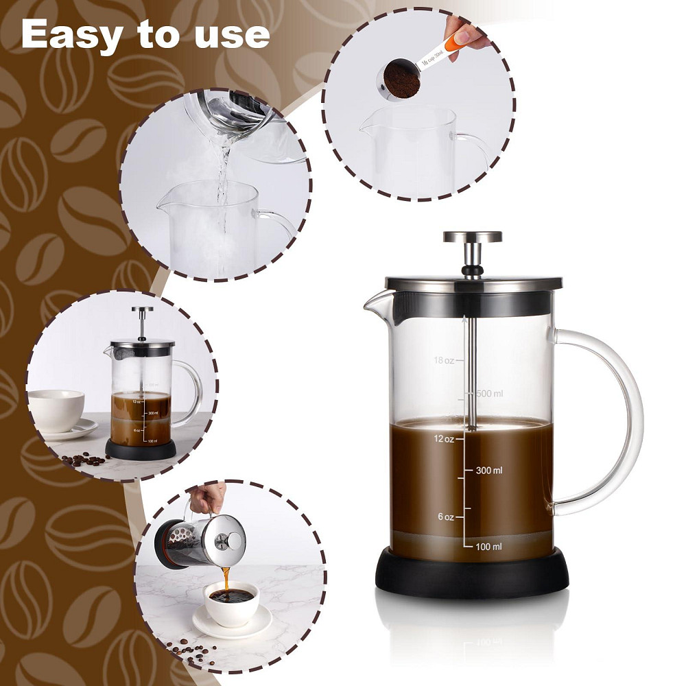 Кавоварка френч прес Cretosou Cafetiere Луцк - изображение 1