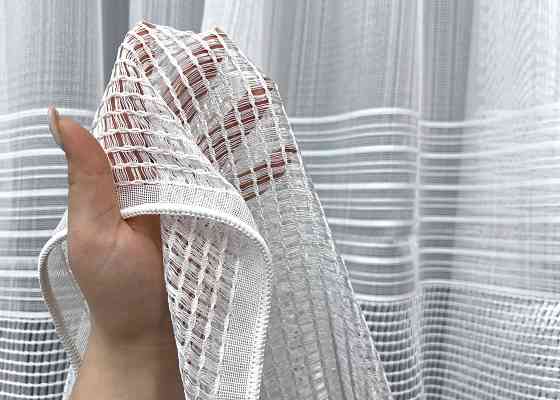 Тюль VR-Textil 2024т Жаккард Белый 400х270 см (42-1095) Киев