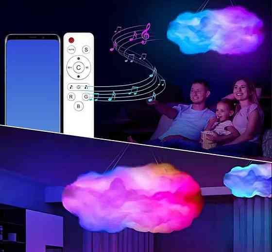 НОВИНКА! Нічник ХМАРА на USB Підвісний світильник Ночник облако. Харків