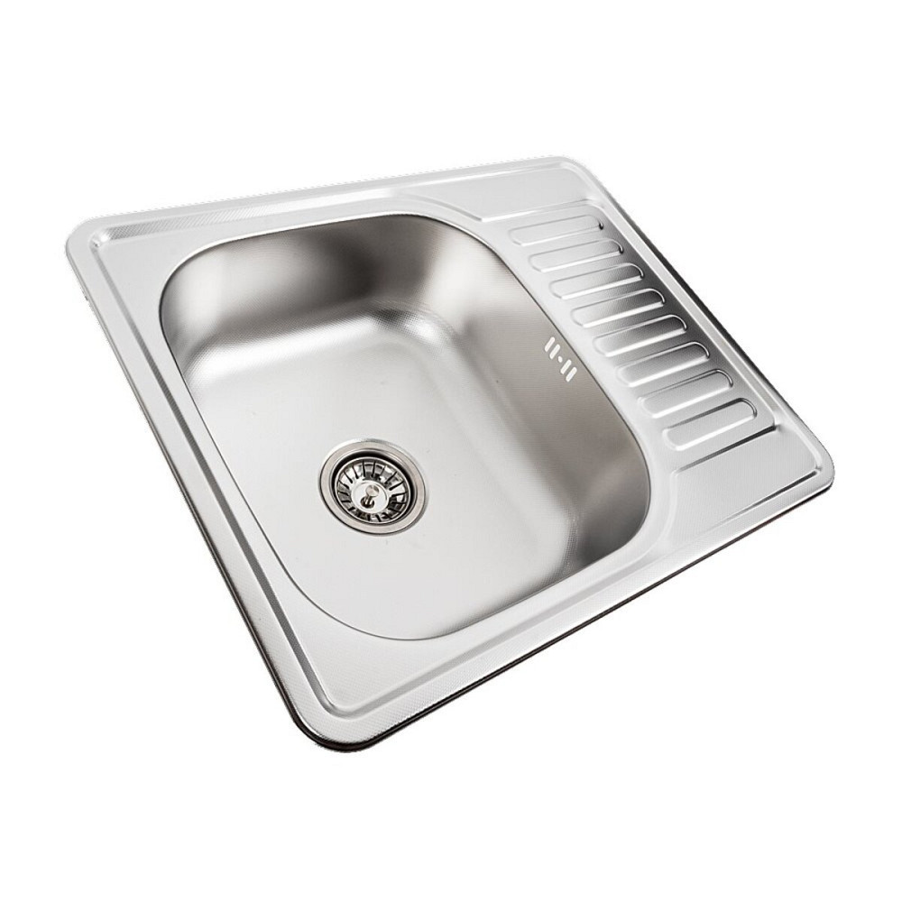 Кухонна мийка з нержавіючої сталі Valeso 5848 ДЕКОР (0,8/180 мм) Коломыя - изображение 1