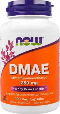Диметиламіноетанол Now Foods DMAE 250 мг 100 вег капс Київ