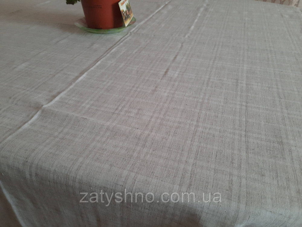 Лянная скатерть 120*134 Киев - изображение 7