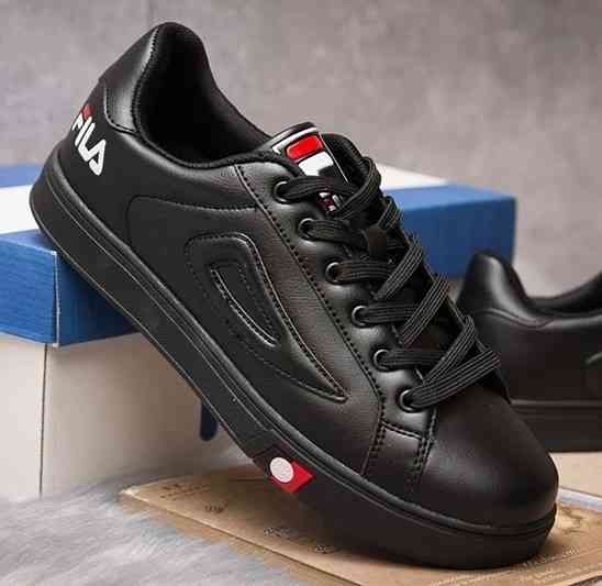 Мужские Кроссовки FILA Черные Кеды Фила Кожаные (размеры: 40,41,42,43,44) Видео Обзор Днепр