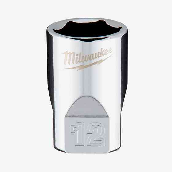 Головка хромированная метрическая 1/4'' MILWAUKEE, 12мм Одесса