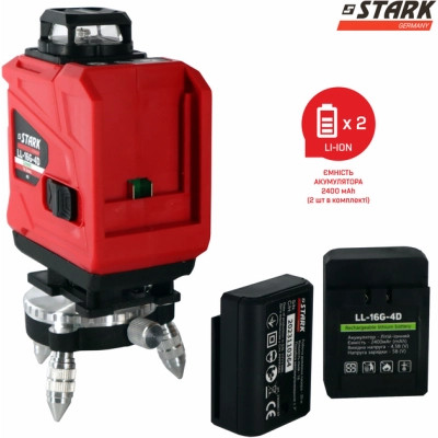Лазерный нивелир Stark LL-16G-4D (290080130) Винница - изображение 3