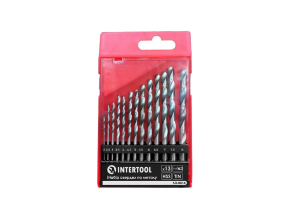 Набор сверл для металла SD-0113 13шт 1,5-6,5 полированная сталь Харьков
