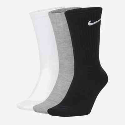 Шкарпетки Nike U NK EVERYDAY LTWT CREW 3PR SX7676-901 46-50 3 пари Чорний/Білий/Сірий (888407237393) Вінниця