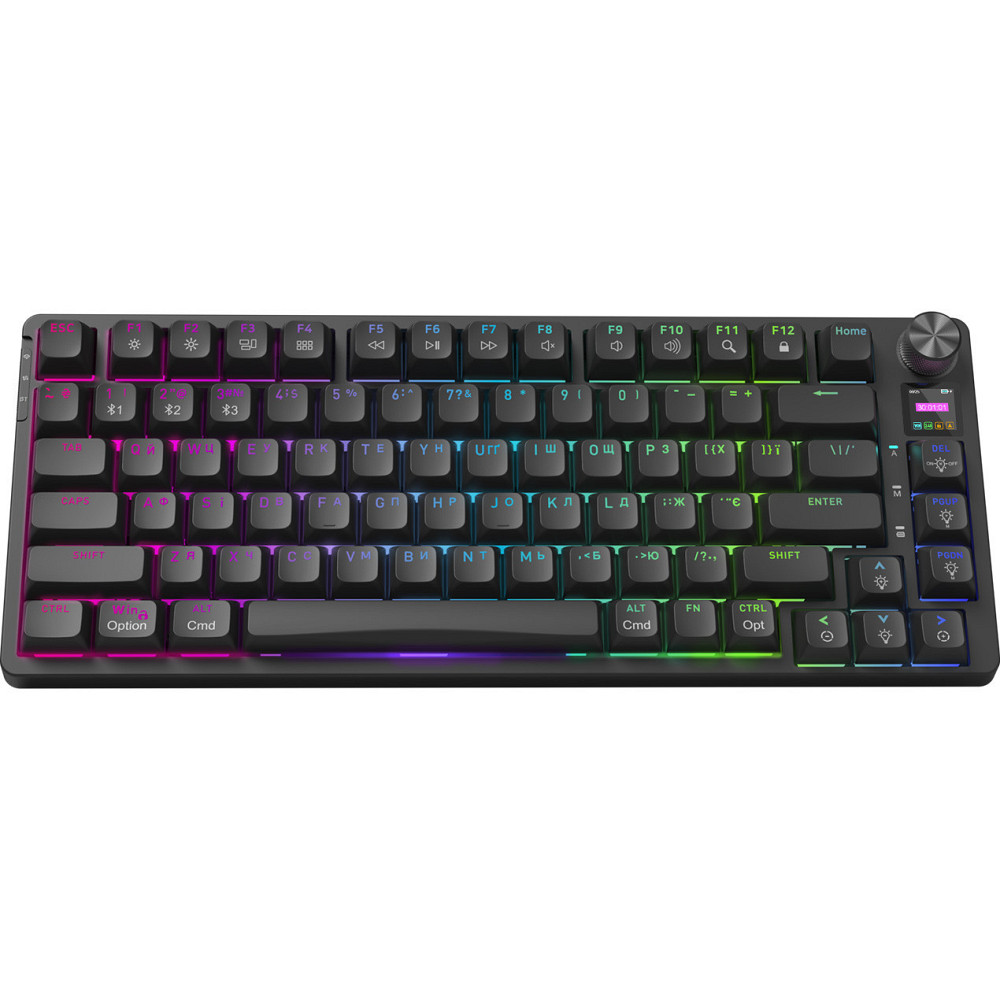 Клавіатура Hator Icefall PRO Wireless, TFT display Black (HTK450UA) ( Чорний ) Харьков - изображение 5