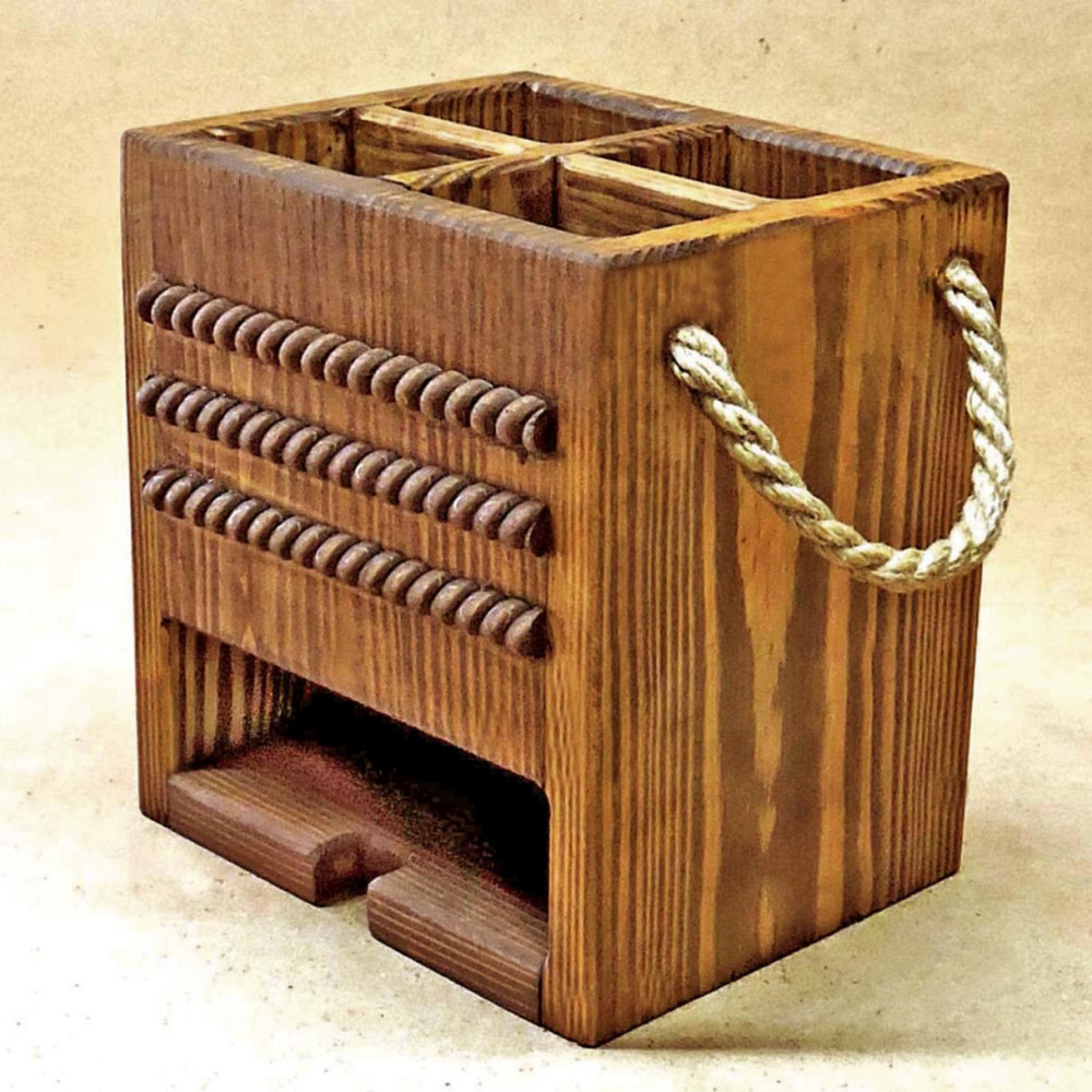 Підставка для столових приборів "Піасера" охра Миколаїв - фото 1