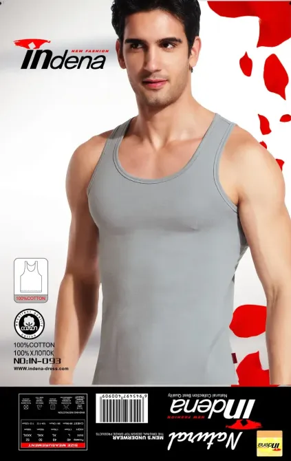 Чоловіча майка 100% бавовна INDENA 093 L Київ - фото 1