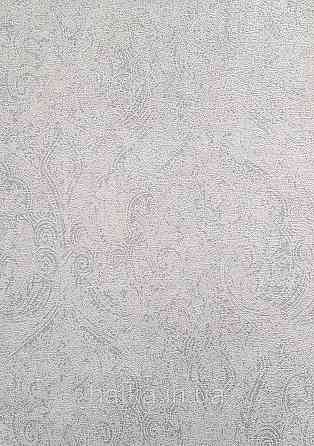 Обои винил на флизелине горячего тиснения DU&KA  Voyage1.06х10 вензеля завитки восточный рисунок  белые серые Киев