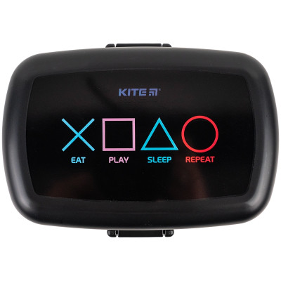 Ланч-бокс детский Kite с наполнением 1150 мл, черный (K23-180-3) Винница - изображение 2