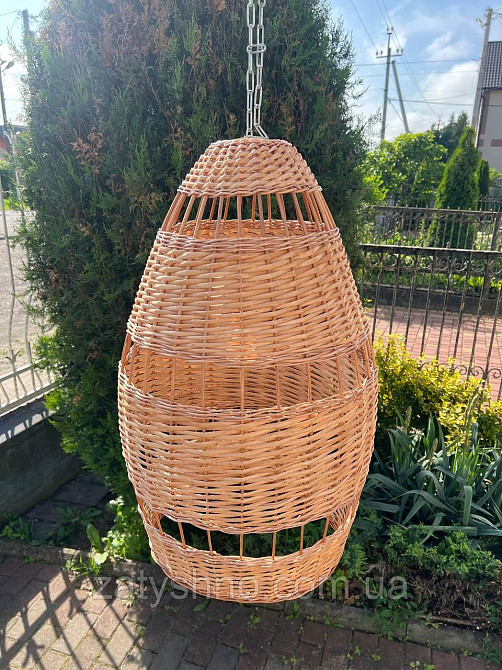 Люстра из лозы красивая Киев - изображение 5