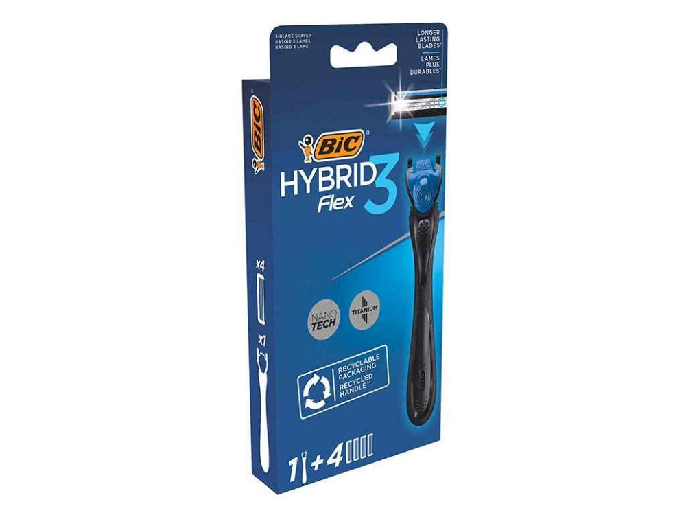 Станок д/голенье Flex 3 Hibrid4 картр ТМ BIC Киев - изображение 1