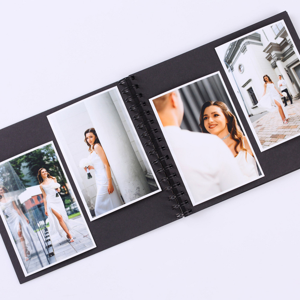 Альбом на пружині 20х23 см 40 сторінок Чорний Тернополь - изображение 8