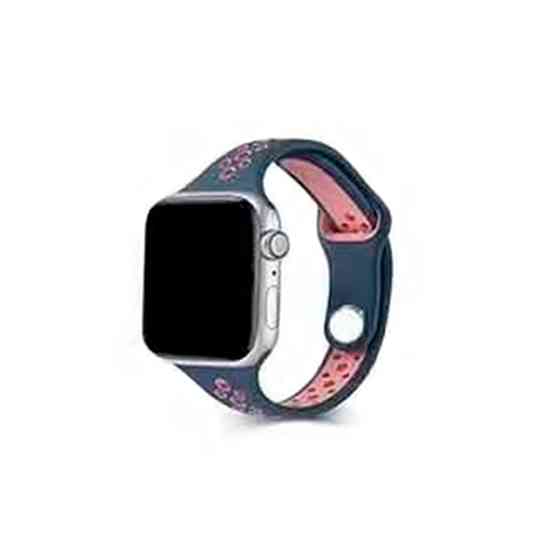 Ремінець для годинника Apple Watch Small Waist two colors 42/44/45/49mm Blue-Pink Київ