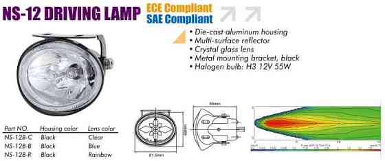 Фари SIRIUS 12 B-C King Taiwan (пара) Вінниця