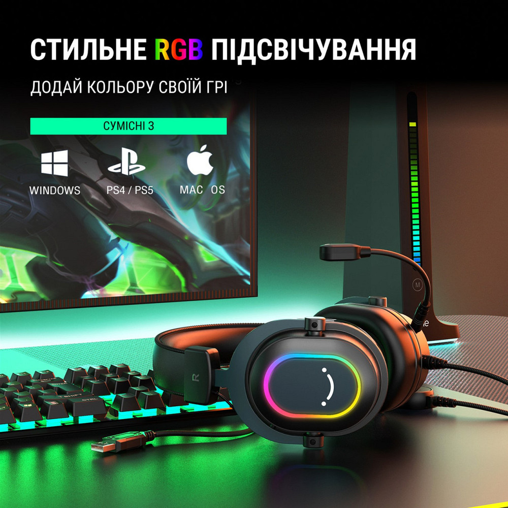 Гарнітура Fifine RGB H6 Black ( 12599 ) Харків - фото 9