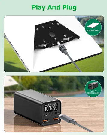 Кабель питания 5м для Starlink Mini USB Type-C 5 Киев