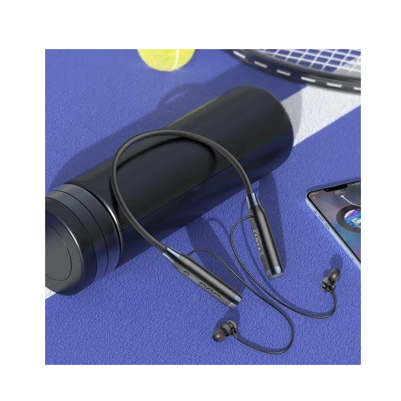 Бездротові спортивні навушники HOCO ES62 Black Київ - фото 2