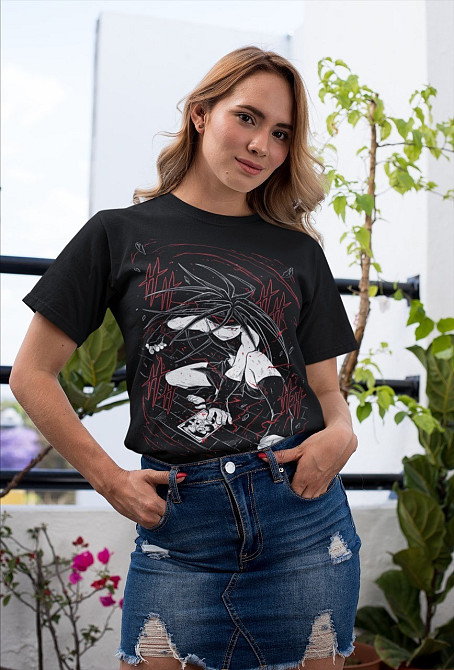 Футболка для хлопчика з аніме принтом Сталевий алхімік оверсайз (зріст від 165 до 180) Чорний AnimeJ0543m Дніпро - фото 3