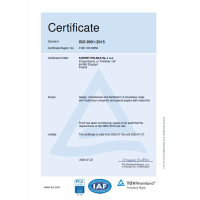 Подарочный пакет Куверт Ecobag, 24х10х36 см коричневый (10632030000) Винница - изображение 2