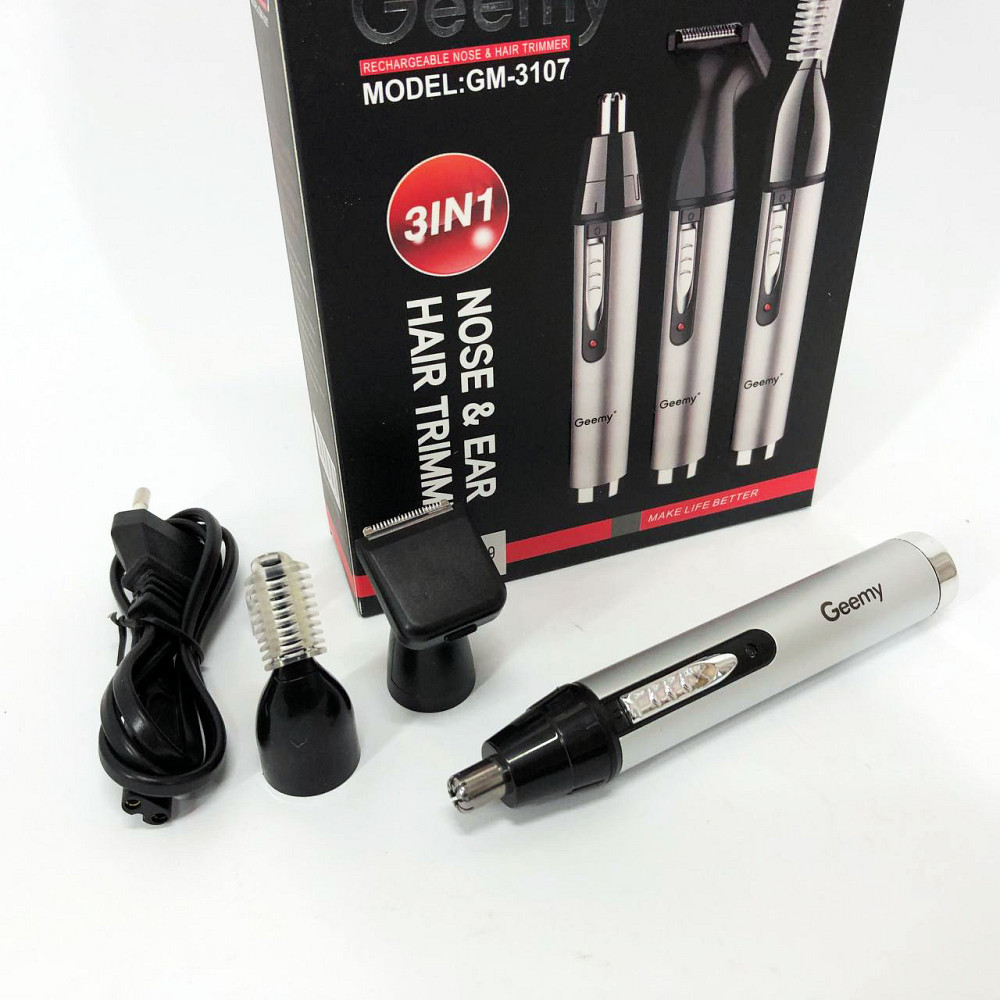 Тример для бороди носа вух волосся GEMEI, Тример для носа і вух хорошої якості насадка KC-80 Львів - фото 3