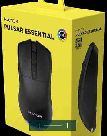 Миша: Hator Pulsar Essential USB Black (HTM-312) Киев