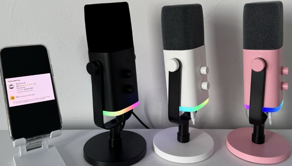 Новий Стрімінговий мікрофон Fifine AM8 RGB XLR Динамічний Геймерський. Київ - фото 7