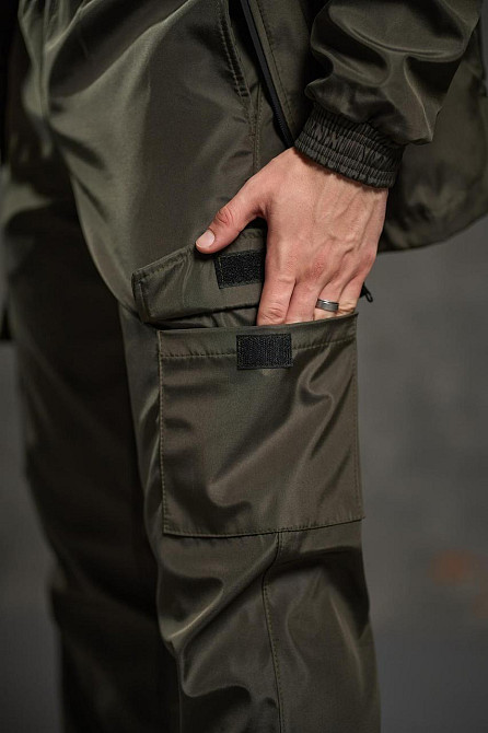 Чоловічі штани софтшелл Easy Штани осінні softshell з кишенями демісезонні хакі Одеса - фото 4