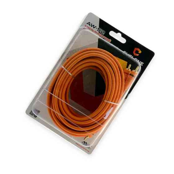 Провід акустичний міжблочний 2RCA - з кер. провід, 5м для підключення підсилювача Мукачево