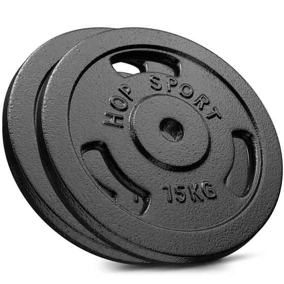 Сет з металевих дисків Hop-Sport Strong 2x15кг Київ