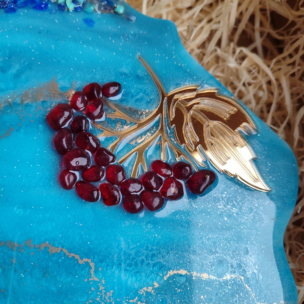 Годинник настінний 50*40 см Серце України Дніпро - фото 4