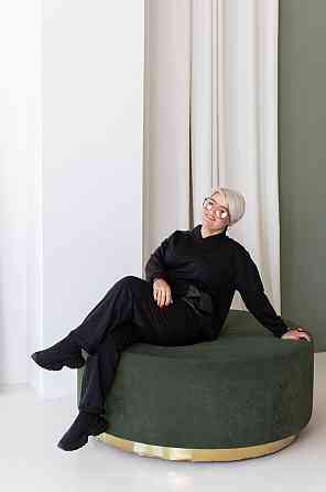 Жіночий стильний костюм  вільного крою двунитка +плащівка Одеса