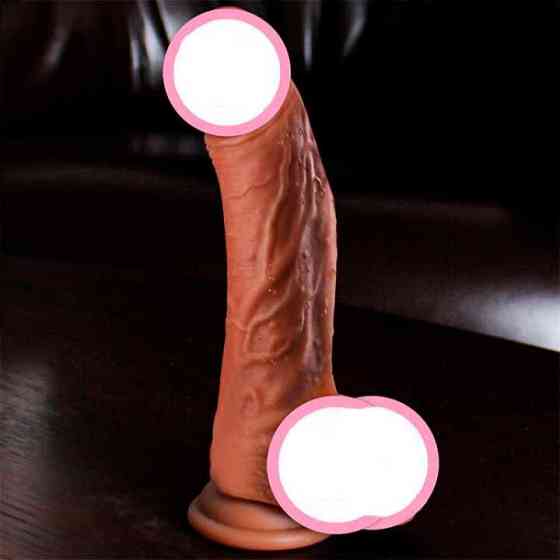 Реалістичний вібратор із поступальними рухами Bioritmlab і пультом Д/К Вінниця