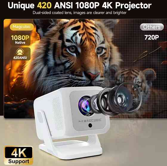 Проектор Magcubic HY310X 4K с Full HD 1080P 420ANSI Android 11. Харків