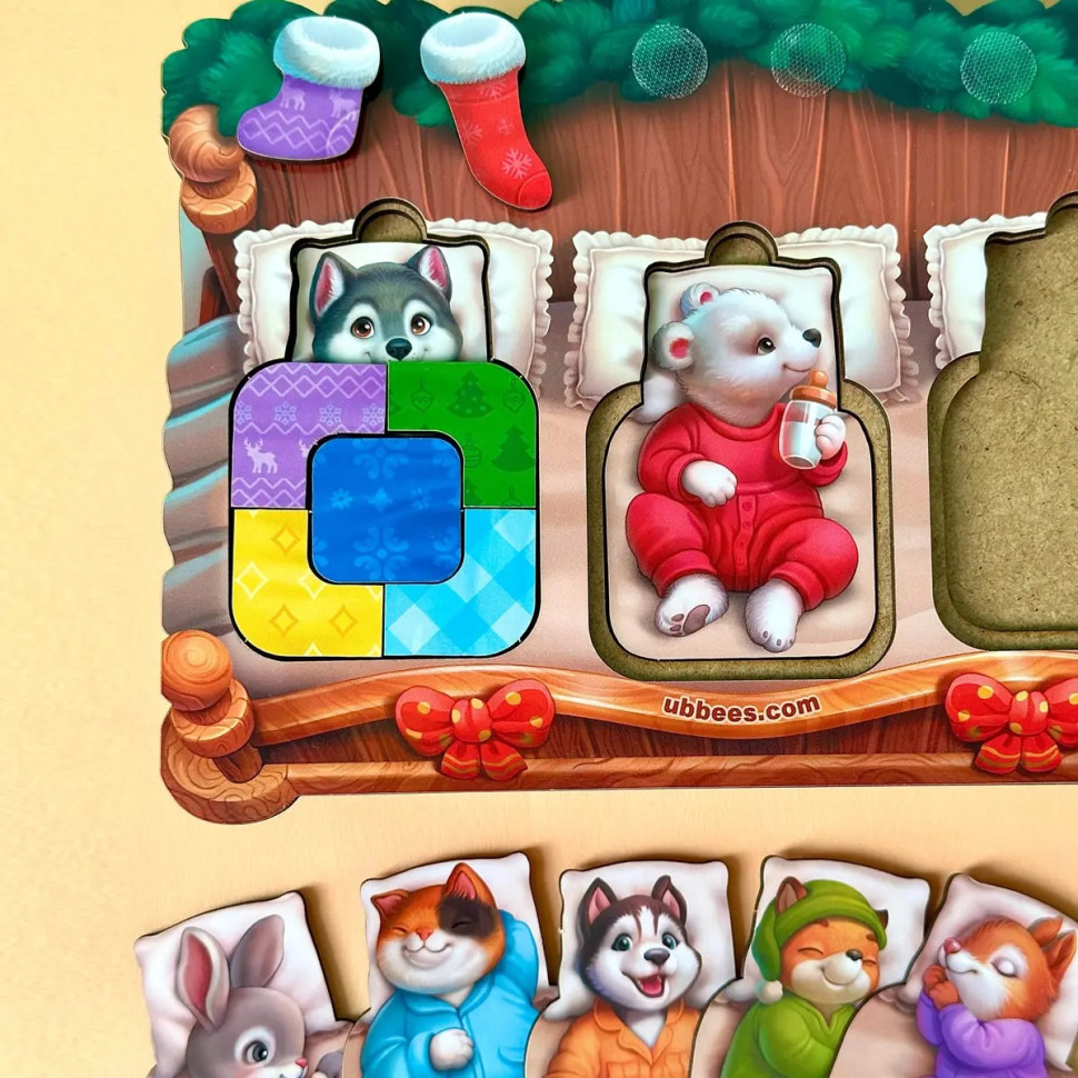 Дерев'яний сортер "Тварини в ліжечку" PSD302 (ПСД302) Вінниця - фото 8