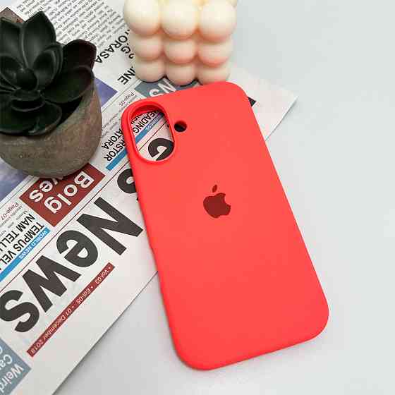 Чохол для смартфона Silicone Full Case AA Open Cam for Apple iPhone 16 43,Berry Red Киев