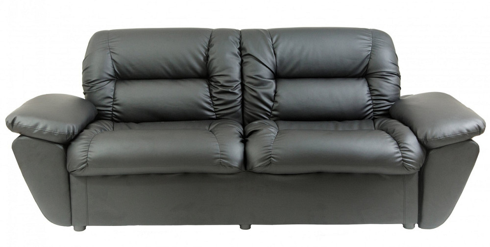 Диван Flay Vizit двойка с подлокотниками 870х2100х850 Черный Киев - изображение 1